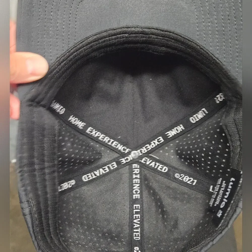 Lumino Trucker Hat Cap Black w Tan Camo Front Adjustable OSFM